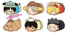 Aitai☆Kuji Yuri On Ice x Sanrio Tsum Small Mascot Plush Keychains