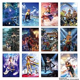 ASA様 FINAL FANTASY XIIIvol2,XIII-Ⅱミニポスター Aitai☆Kuji Final Fantasy X Square Enix Mini Clear Poster Set