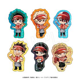 Boku No Hero Academia Chugai Mining x Marion Crepe Glitter Sticker Chibi Ver. SET