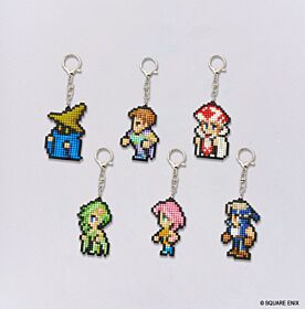 Final Fantasy Square Enix Pixel Remaster Build Charm Collection Keychain Vol. 3 SET