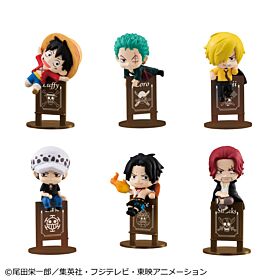ONE PIECE Megahouse OchaTomo Series Mini Figurine Pirates Party SET Rerelease