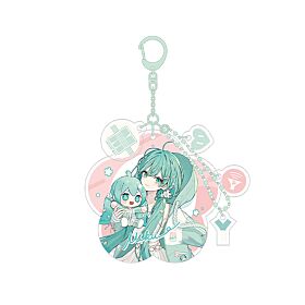 Vocaloid Good Smile Company Miku Hug Series Acrylic Keychain Flower Ver.