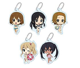 K-On! Seasonal-Plants Puchichoko Mini Acrylic Keychain Swimsuit Ver.