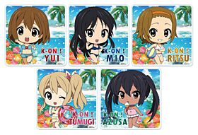 K-On! Seasonal-Plants Puchichoko Acrylic Coaster Swimsuit Ver.