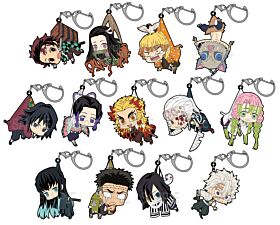 Kimetsu No Yaiba Cospa Tsumamare Rubber Keychain
