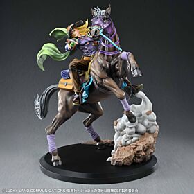STEEL BALL RUN JoJo's Bizarre Adventure Medicos Entertainment Super Figure Art Collection Figurine Gyro Zeppeli & Valkyrie