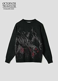 Bravely Default/Octopath Traveler x Graniph Octopath Traveler Jacquard Knit Sweater Redeye
