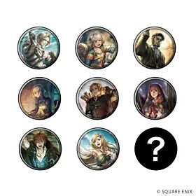 Octopath Traveler 0 eeo Store Official Illustration Can Badge SET