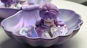 Fanmade Works Love and Deep Space Rafayel Seashell Ring Box Purple