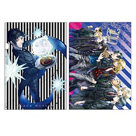 Kuroshitsuji Exhibition Goods Clear File Set Rich Black Ver. #2