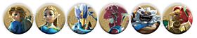 The Legend of Zelda Movic Animate Fair Chara Can Badge Collection Breath of the Wild SET