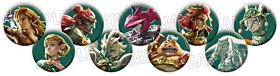 The Legend of Zelda Movic Animate Fair Chara Can Badge Collection Tears of the Kingdom SET