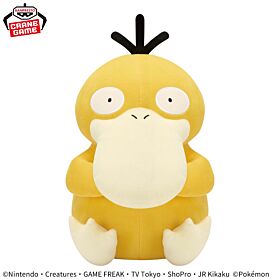 Pokemon Banpresto Prize Item Meccha Mofugutto Plush Psyduck