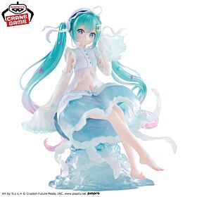 Vocaloid Banpresto Prize Item EVOLVE Clearluxe Figurine Hatsune Miku Jellyfish Ver.