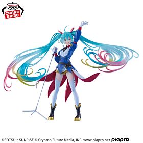 Gundam 45th Anniversary x Hatsune Miku Banpresto Prize Item EVOLVE Figurine Hatsune Miku -GUNDAM Collaboration-