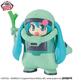 Vocaloid Banpresto Prize Item x Gundam 45 Years Anniversary Zakugurumi Figurine Hatsune Miku