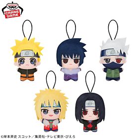 NARUTO: Shippuden Banpresto Prize Item Chibi Gurumi Plush Mascot GiGO Exclusive Naruto/Sasuke/Kakashi/Minato/Itachi