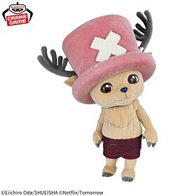 ONE PIECE Banpresto Prize Item Big Fluffy Puffy Figurine Chopper Netflix Ver.
