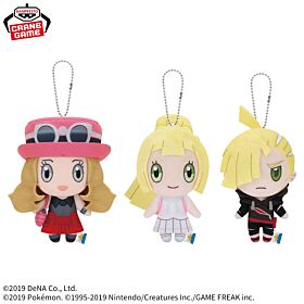 Pokemon Masters EX Banpresto Prize Item Plush Serena/Lillie/Gladion