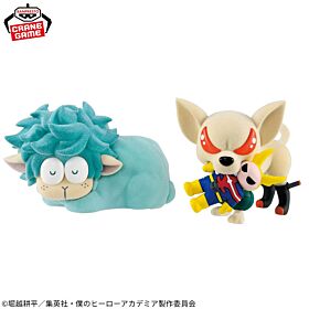 Boku No Hero Academia Banpresto Prize Item Fluffy Puffy Figurine Dekusheep and Bakudog Vol.2