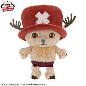 ONE PIECE Banpresto Prize Item Meccha Mofugutto Plush Chopper Netflix Ver.