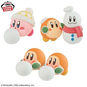 Kirby Banpresto Prize Item Fluffy Puffy MINE Figurine Kirby and Friends Play in the Snow