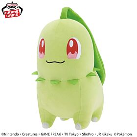 Pokemon Masters EX Banpresto Prize Item Meccha Mofugutto Plush Chikorita