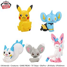 Pokemon Banpresto Prize Item Shippo Mite Mite! Figurine Vol.1 Pikachu/Shinx/Pachirisu/Minccino/Sylveon