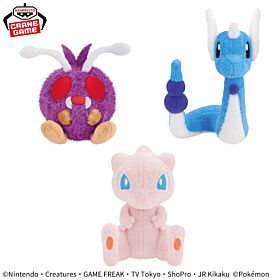 Pokemon Banpresto Prize Item Yasashii Kimochi Plush Venonat/Dragonair/Mew