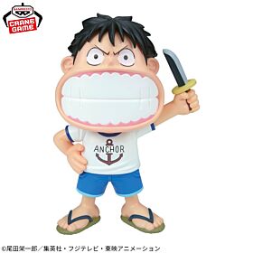 ONE PIECE Banpresto Prize Item SOFVIMATES Figurine Young Monkey D. Luffy