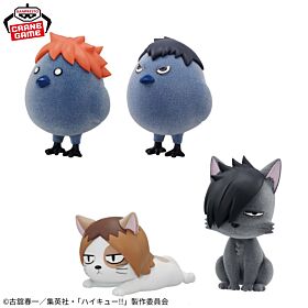 Haikyuu!! Banpresto Prize Item Fluffy Puffy Figurine Karasuno High School/Nekoma High School