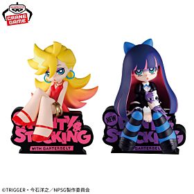 New PANTY & STOCKING with GARTERBELT Banpresto Prize Item Monitor Top Figurine