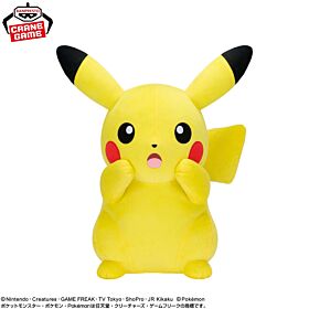 Pokemon Banpresto Prize Item Meccha Mofugutto Plush Pikachu Surprise Ver.