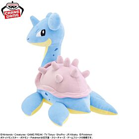 Pokemon Banpresto Prize Item Meccha Mofugutto Plush Lapras Turning Around Ver.
