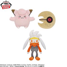 Pokemon Banpresto Prize Item Plush Clefairy / Lunatone / Raboot