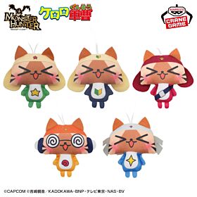 Monster Hunter Banpresto Prize Item x Sgt. Frog Plush Mascot Vol. 2 Cat ver.