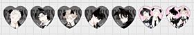FANGS WANGS CAFE Medicos Entertainment Heart Shaped Can Badge SET