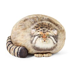 You + More World's Oldest Cat Super Round Cushion