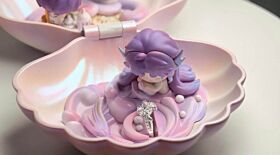 Fanmade Works Love and Deep Space Rafayel Seashell Ring Box White