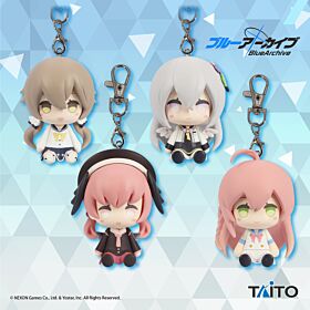 Blue Archive Taito Prize Item Deformed Rubber Keychain