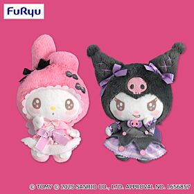 Sanrio Taito Prize Item LiccA x My Melody Kuromi BIG Plush