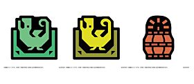 Monster Hunter CAPCOM Icon Die Cut Floor Mats