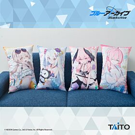 Blue Archive Taito Prize Item Newly Drawn Visual Art Cushion Swim Suits Ver