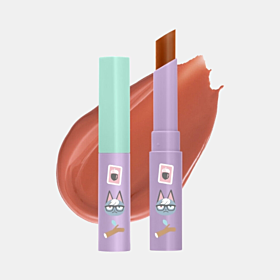 Animal Crossing Mitea Serum Oil Lipstick D10 Sand Peach (High-Color Payoff Type)