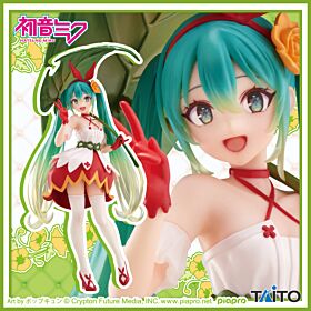 Vocaloid Taito Prize Item Wonderland Figurine Thumbelina Hatsune Miku