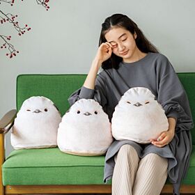YOU + MORE Shima Enaga Long Tailed Bushtit Fluffy Cushion BLIND PACK