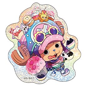 ONE PIECE Mugiwara Store Harajuku Collection HARAJUKU CHOPPER 1st Anniversary Die Cut Holographic Sticker