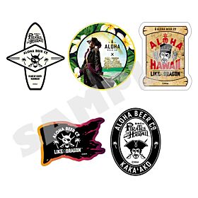 Like a Dragon: Pirate Yakuza in Hawaii ebten ALOHA BEER Sticker Set