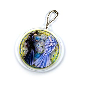 Final Fantasy XIV Holley's Art Boutique Stained Glass Acrylic Keychain the Ancients FANMADE GOODS