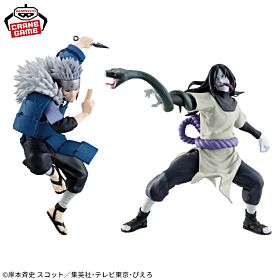 NARUTO: Shippuden Banpresto Prize Item VIBRATION STARS Figurine Senju Tobirama & Orochimaru